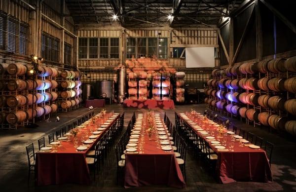 From a recent wedding at The Winery SF. Booked solid thru summer 2011. Call 415-735-8423 or email events@winery-sf.com for tour.