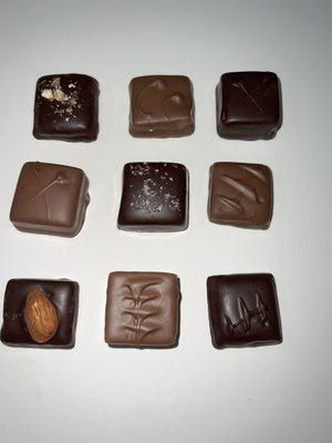 Caramels and toffees.