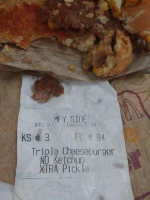 Death on a bun, with not one pickle. Complete disregard for order instructions, like it was done out of spite.