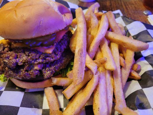 All American Burger - sauce with fries. I thought it was excellent.