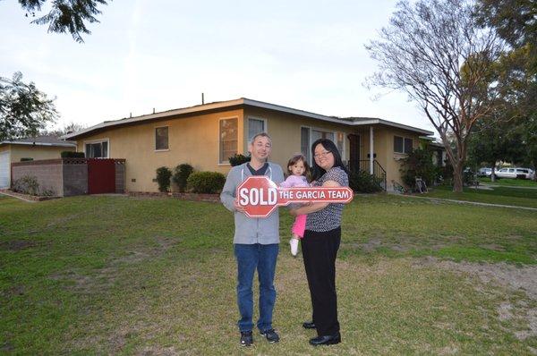 Happy home sellers! They were so ready for a bigger home in Whittier!