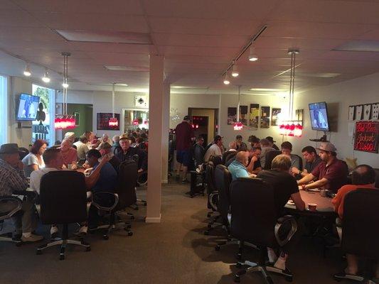 Another busy night at the poker room!