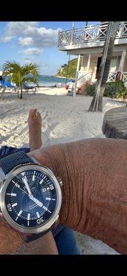 IWC Aquatimer at Antigua.