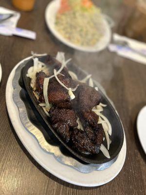 Beef Tenderloin and Fried Rice Sizzling Platter