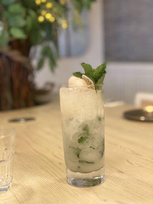 Lychee mojito .... Sooooo good