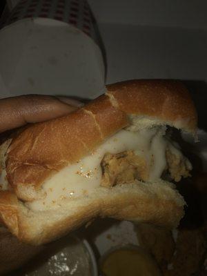 Tender roll with gravy