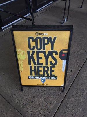 Key copying.