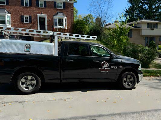 Our labeled Revelation Plumbing trucks ensure you know exactly who's arriving--your trusted, professional plumber coming to the rescue!