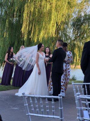 outdoor wedding ceremony