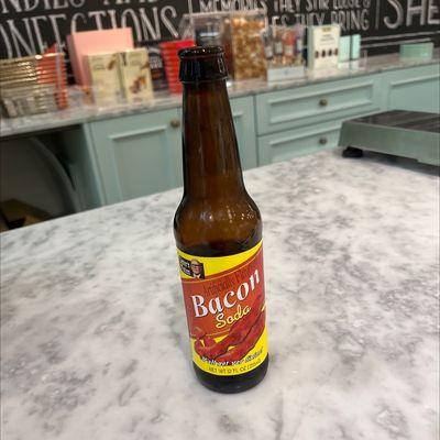 Bacon soda - had to try it - kinda sweet n smoky