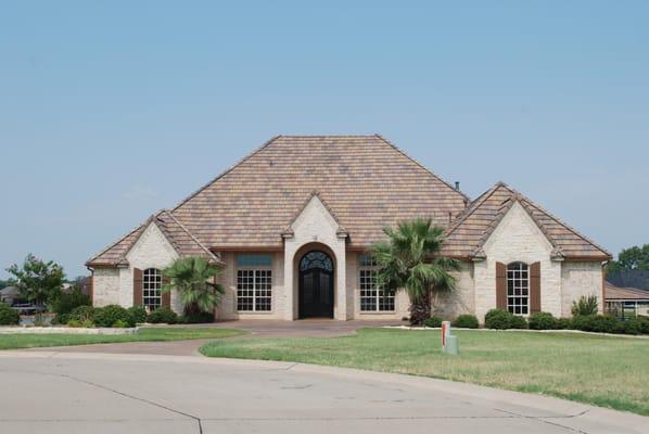 This was a tile roof that was extensively damaged by the recent hailstorm.  This is a very good example of a Boral  (Monier) ...