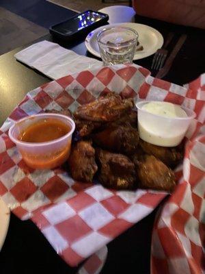 Chicken wings.  Good but nothing special abt them