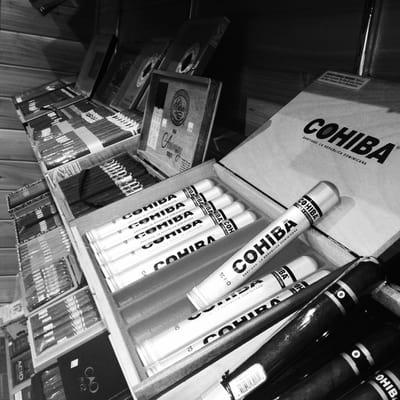 Cohiba, Padron, Acid, Racky Patal and many other brands of the best Cigars!