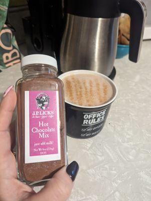 They make their mocha sauce with this! So yummy I put a spoonful directly in my coffee at home.