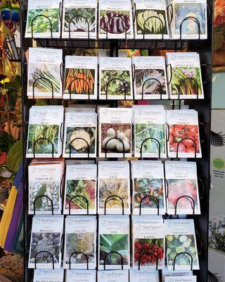 We carry plant seeds from Seed Savers Exchange