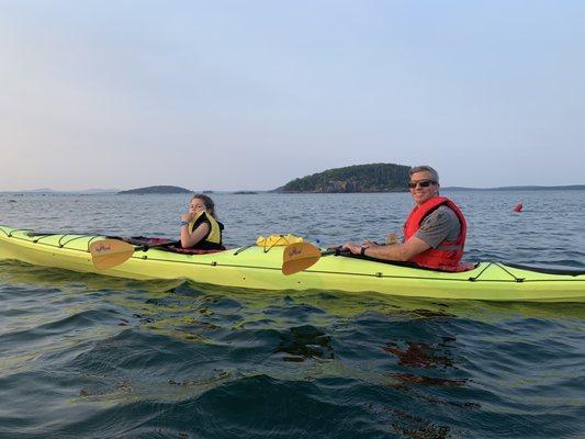 Sunset kayak & 9 year old/adult