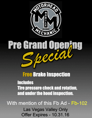 One of our Mobile Mechanic Las Vegas Ads. Keep an eye on this page for updated deals