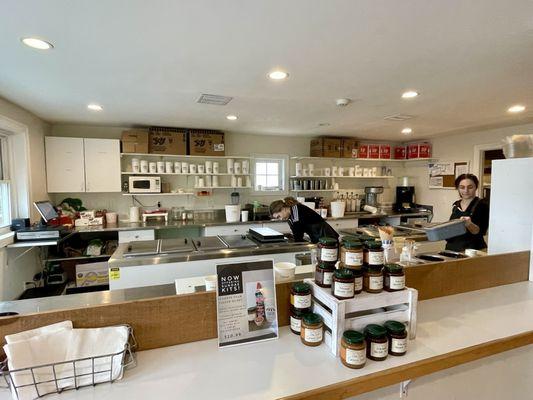 Ice cream counter