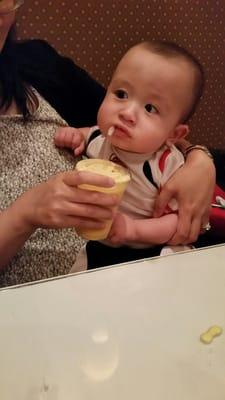 Mango lassi for my baby :)