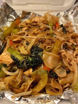 Drunken Noodles with Chicken