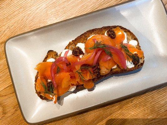 Salmon Tartine