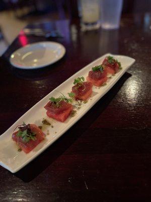 Tuna and watermelon