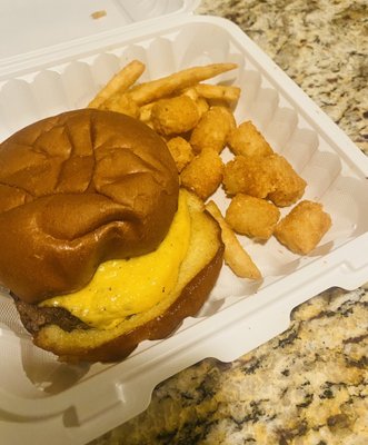 Cheeseburger- plain for the kids!