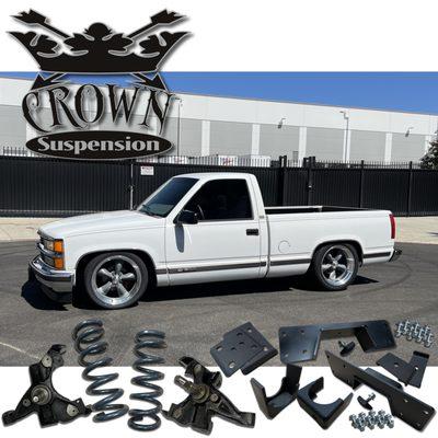 1988-1998 C1500 C/K OBS 4/6 Lowering Kit