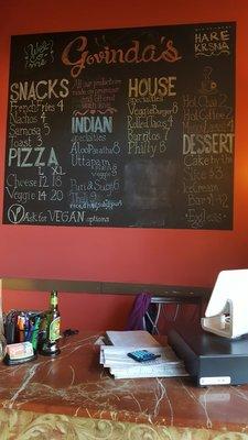 Menu board