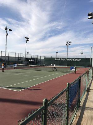 Beautiful day for tennis