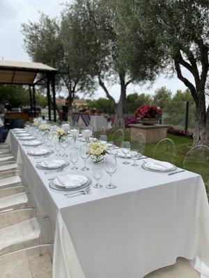 You can have an elegant affair by also using our event company PersianoEvents.com for setting up your event