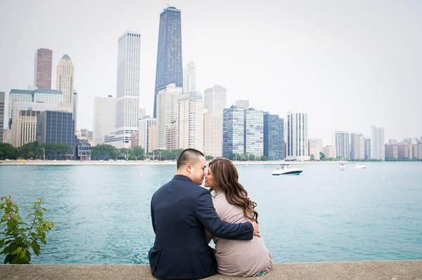 Chicago Photographer. Engagement Session at Olive Park.