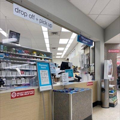 Pharmacy counter