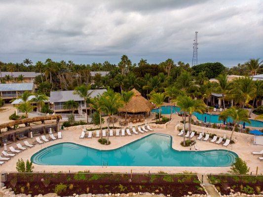 Sit poolside at one of Reef Tropical's commercial client's spectacular in-ground pool