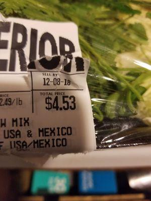 So they just change the tag instead of changing the produce.......