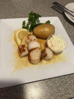 Broiled Sea Scallops