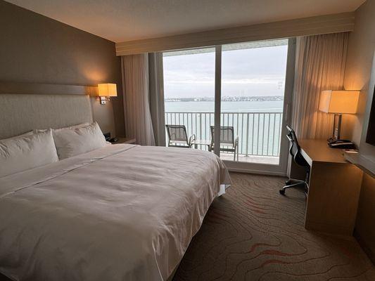 Bedroom facing the bay