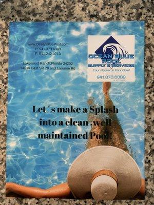 Ocean Blue Pool Pool Supply & Services