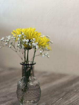 Table flower decor