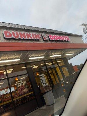 A horrible Dunkin' Donuts