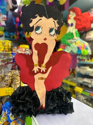 Tenemos la piñata de Betty Boop disponible a la venta.