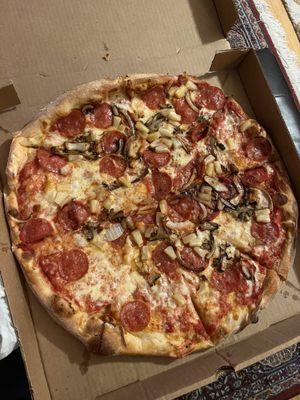 Pepperoni, Pineapple, Onion