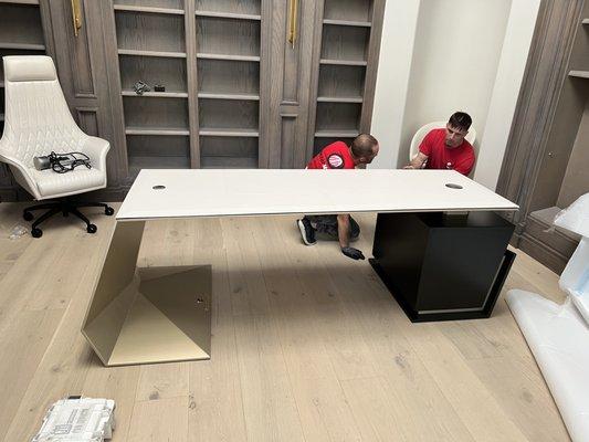 Lamborghini desk.