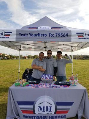 MortgageHeroes sponsorship for our Veteran's community