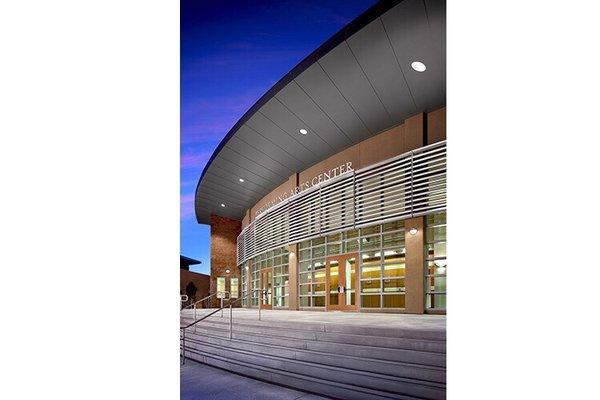 Exterior of the Performing Arts Center at Shadow Hills