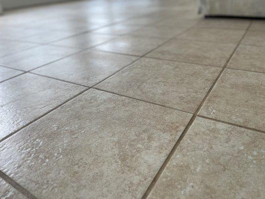 Armando was able to restore the tile to its former glory