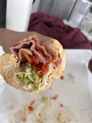 Gourmet Italian Sub all the way