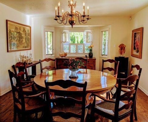 Dining room remodel (see the before picture).