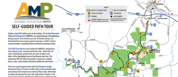 Trail Map with parking lots