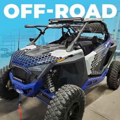 Our 3M-Certified installers are pros at wrapping ATVs, UTVs, boats, and more!